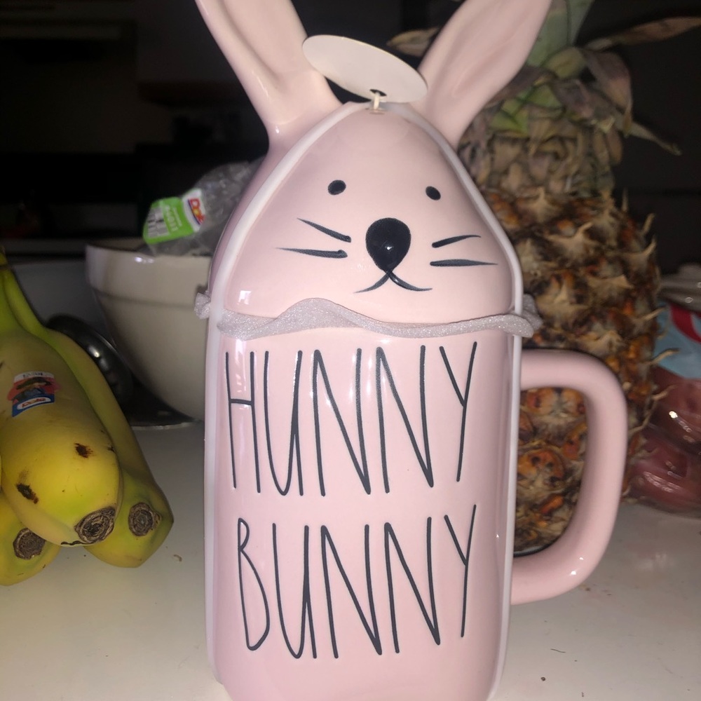 Rae Dunn Hunny bunny canister mug
